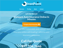 Tablet Screenshot of ironpointinsurance.com